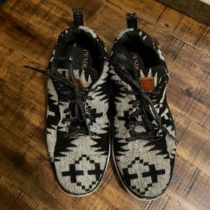 Pendleton Aztec laced sneaker shoe